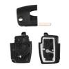 Coque de clé KEYYOU pour Ford Focus Fiesta C Max Ka 3 Boutons Flip Pliante Lame non coupée Télécommande Voiture Clé vierge Étui Housse