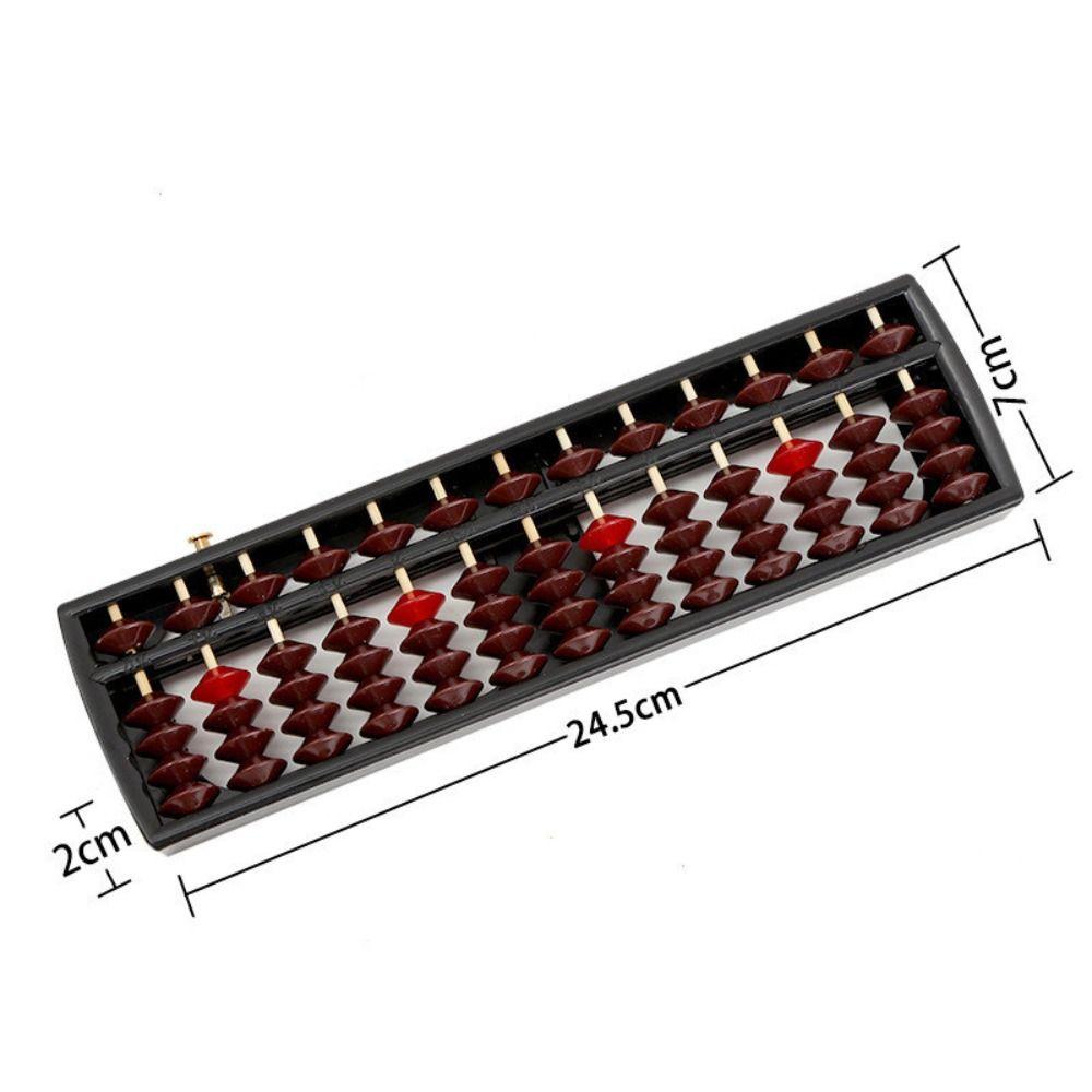 Plastic Plastic Abacus Multicolor Calculation Rack Durable Calculation Bead  Preschool