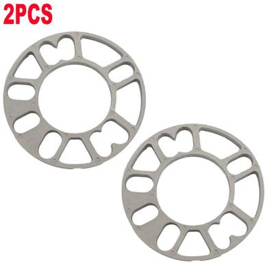 1/2/4PCS 3/5/8/10mm Universal Car Wheel Spacer Shim Plate Auto Adaptor Gasket For 4x100 4x108 4x114.3 5x100 5x108 5x114.3 5x120