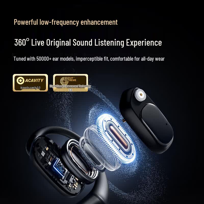 Lenovo LP72 Open-Ear Wireless Bone Conduction Sports Earphones
