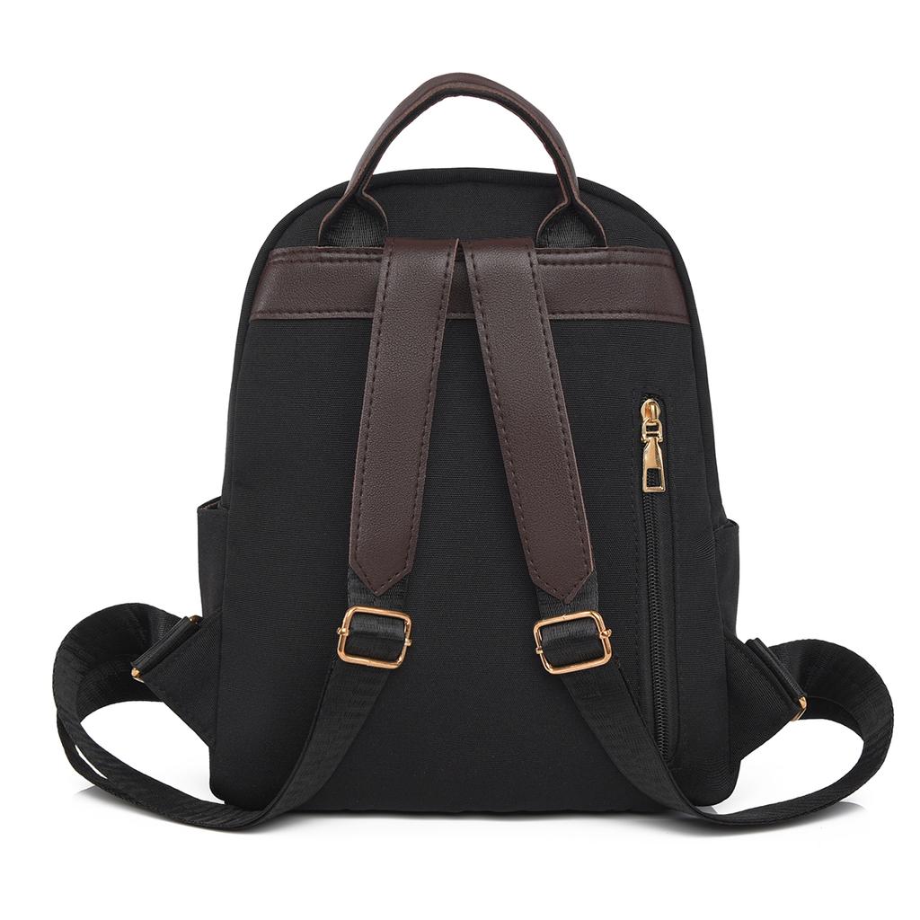 Oxford Backpack Women's Travel Backpack Large Capacity Color Block Student Schoolbag
