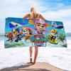 Cartoon P-Patrol Cute Dog Microfiber Blanket Quick Drying Beach Towels Oversized Printing Super Absorbent Pool Towel Blanket