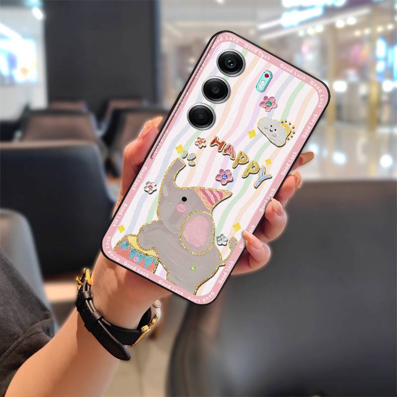 Silicone Dirt-resistant Phone Case For Tecno Camon40 Pro 5G/CM7 Back Cover Waterproof Cartoon Fashion Design Soft Case