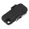 USB Rechargeable Lighter Windproof Dual Arc Lighter Waterproof Flameless Electric Lighter with Hanging Hole for Camping