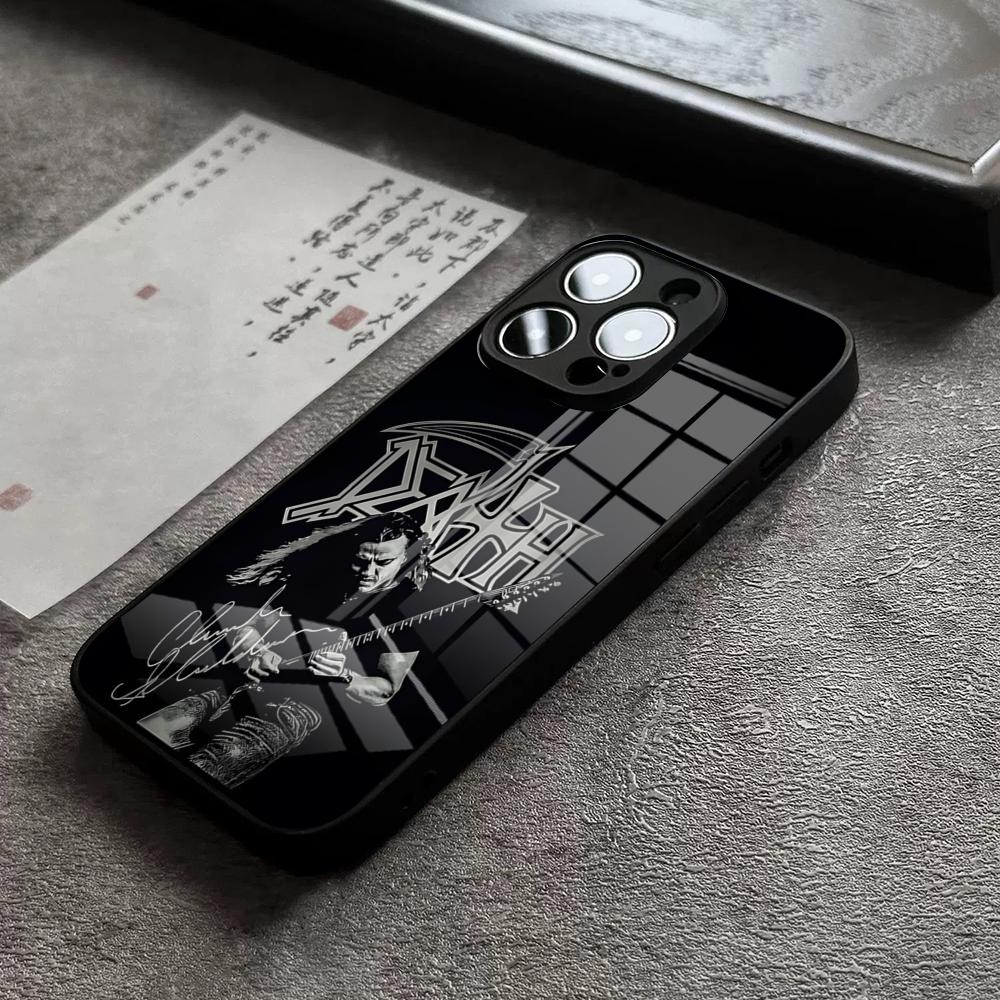 Death Metal Band Phone Case For iPhone 18 17 16 Pro Max 15 Plus 14 Pro 12 11 13 Mini X XR XS Max SE Glass Cover
