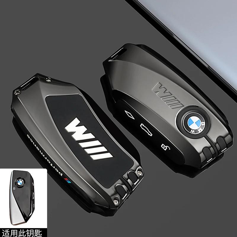 Car Remote y42 Key Case Cover Shell Fob For BMW i7 X7 G07 LCI iX I20 X1 U11 7 Series G70 G09 XM U06 G81 Energy 2023 Accessories
