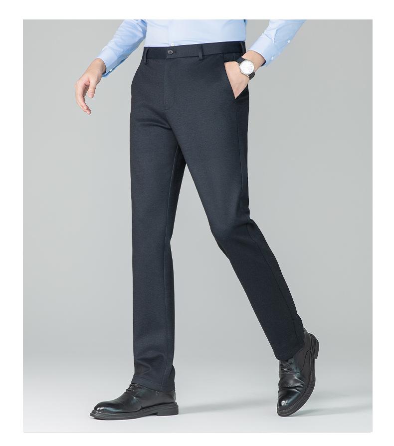 Sheep Wool & Flowing Stylish Men's Business Casual Pants