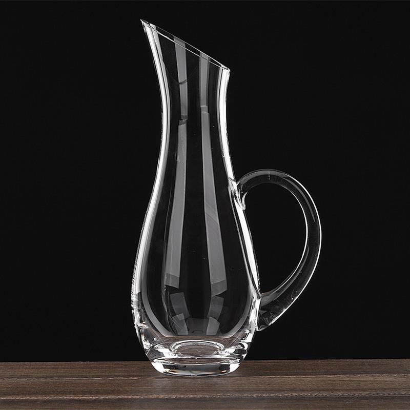 

1000ml Red Wine Decanter Creative Red Wine Separator with Handle Lead-Free Crystal Glass Whiskey Vodka Flask Bar Tools