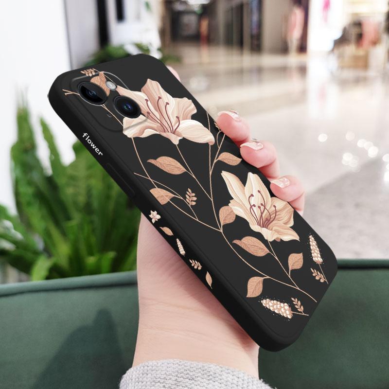 Delicate Blossoms Phone Case For iPhone 17 17 Air 16 16e 15 14 13 12 11 Plus Pro Max Mini X XR XS Cover