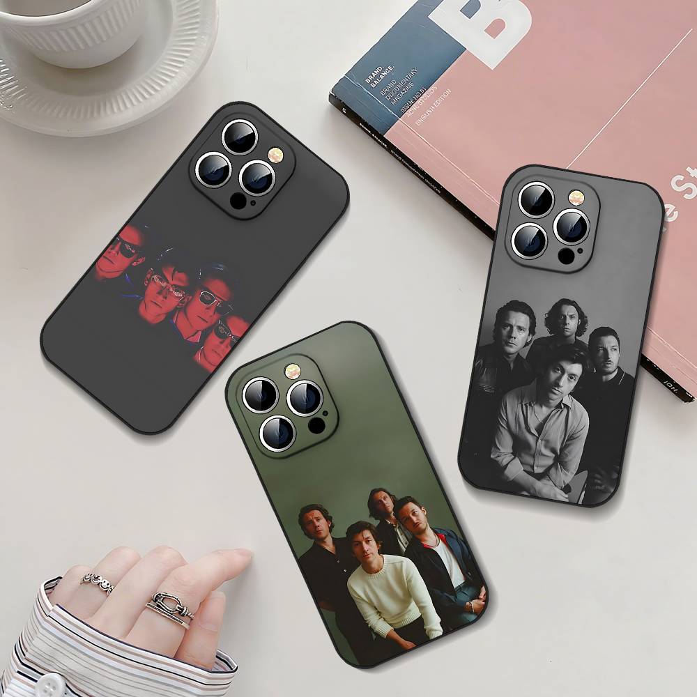 Monkeys Rock Bands Black Phone Case That Fits For IPhone 17,16,15,11,13,14 Pro Max,Plus,X,Xr,Xs Max,13Mini