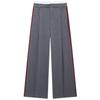 Fashion Style 2024 Autumn New Women's Clothing Pinstripe Mid Waist Wide Leg Stretch Casual Trousers 4661522