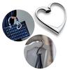 Zinc Alloy High-Grade Metal Heart-Shaped Bag Buckle Can Be Rotated Folding Handbag Hook Device Love Shaped Handbag Hook