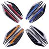 Pair(2Pieces) Universal Blade Steering Light Fender Side Marker Light Car Led Turn Signal Lamps Yellow Red Blue White
