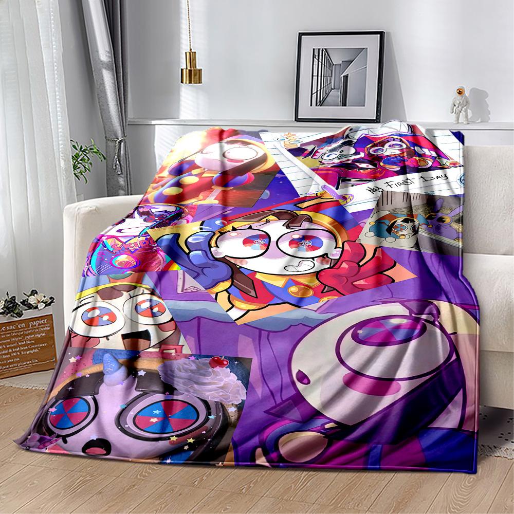 Digital Circus4 Blankets are suitable for living rooms,making them an ideal choice for outdoor travel and gifts.
