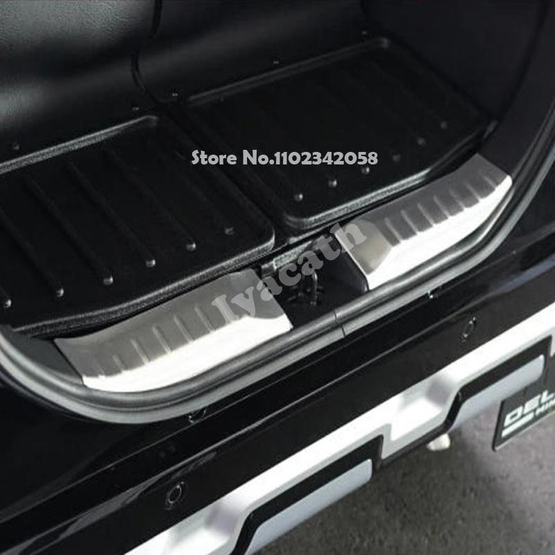 For Nissan ROOX 2025 2026 stainless steel Built-in Rear Bumper Protector door Sill Trunk Threshold Tread Plate cover Accessories