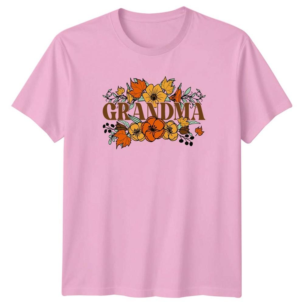 Grandma Unisexs TShirt Grandma Family Thanksgiving Gift For Her
