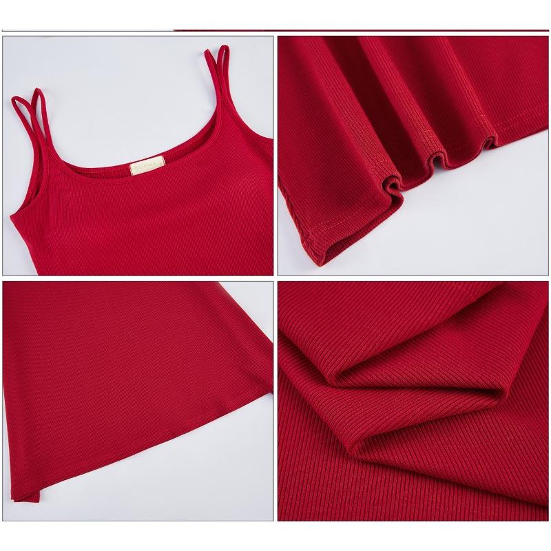 Women's Fixed One-piece Bra Pad Halter Dress Summer Temperament New Waist Slim Sexy Hot Girl Short Skirt