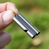 Titanium Survival Whistles Ultras Louds Outdoor Emergency Whistles Double Tube Whistles Outdoor Tool for Women Men