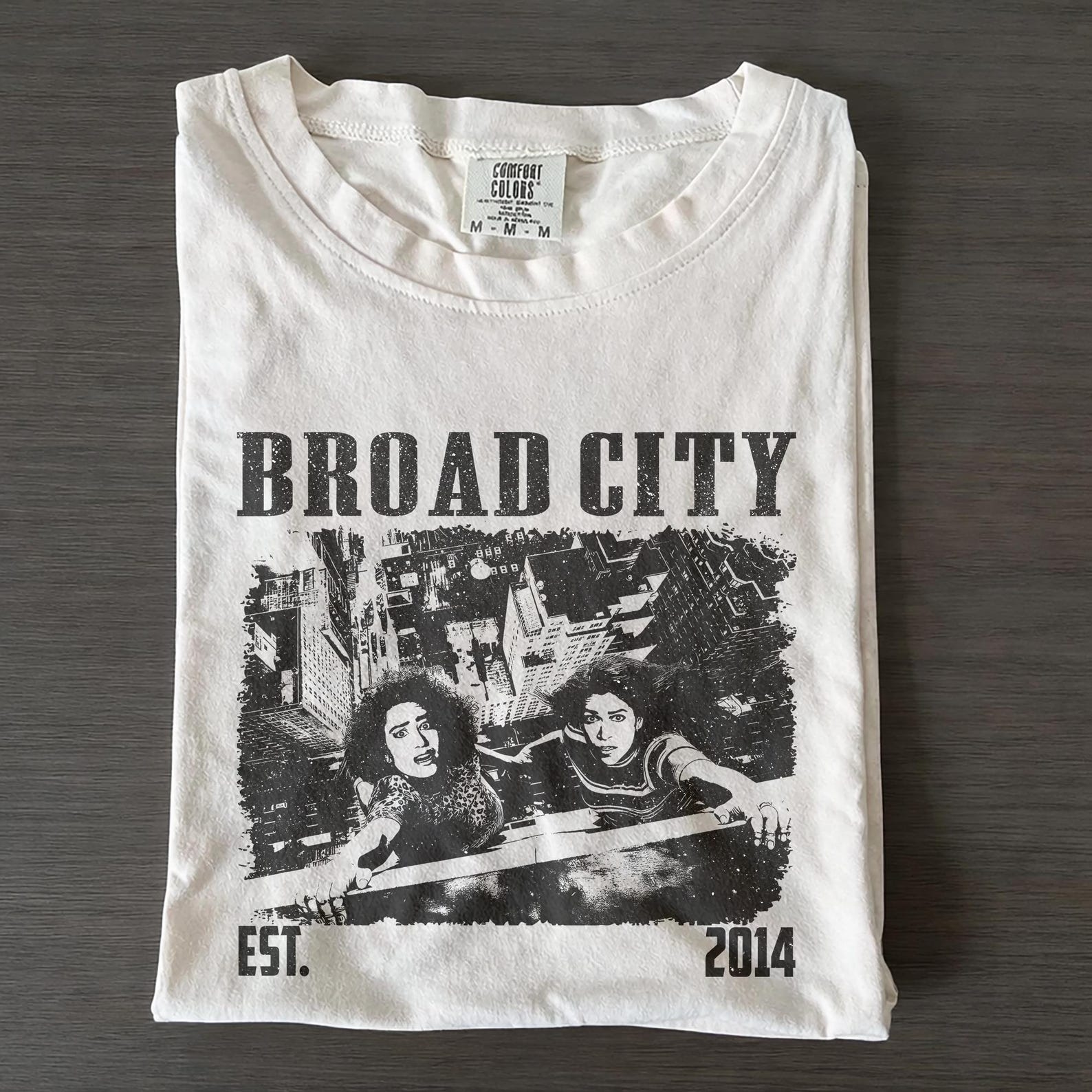 Broad City TV Series Shirt, Comfort Colors Vintage Comedy Tee 3XL