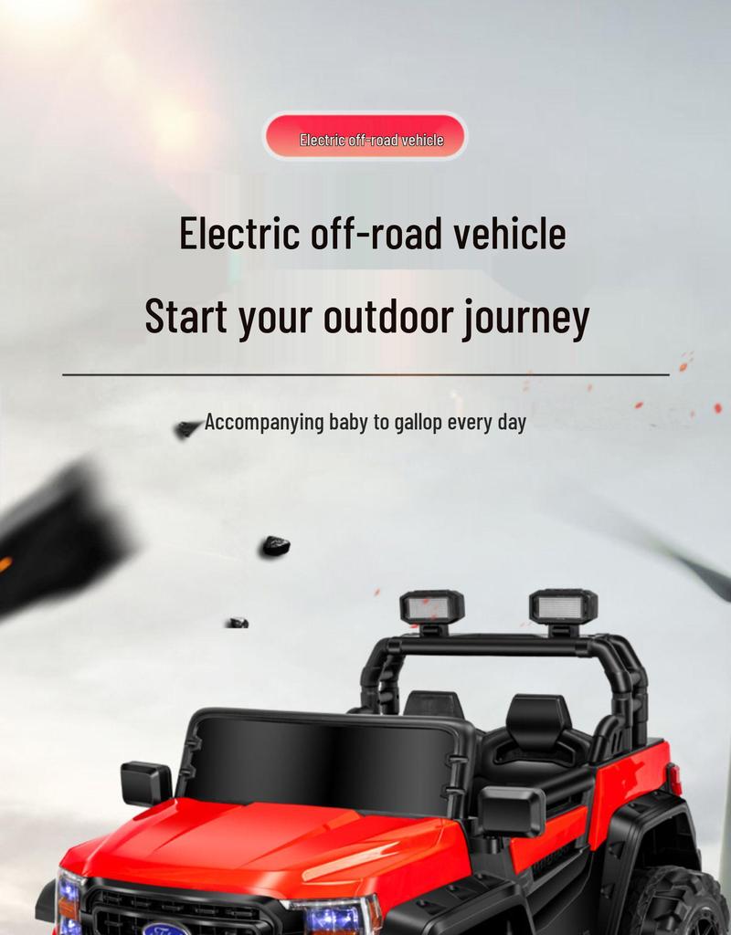 Premium Electric Off-Road Toy Car for Kids & Adults with Remote Control, Four-Wheel Design