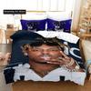 3D Print Fashion Juice Wrld Stars Bedding Set Boys Girls Twin Queen Full Size Duvet Cover Pillowcase Bed Adult Bedroom