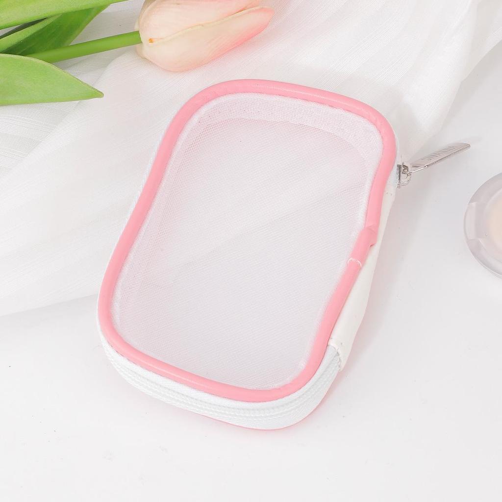 5-teiliges Schnelltrocknendes Make-up-Pinselset mit Netztasche - Enthält superweiche Puder- und Stippling-Rougepinsel