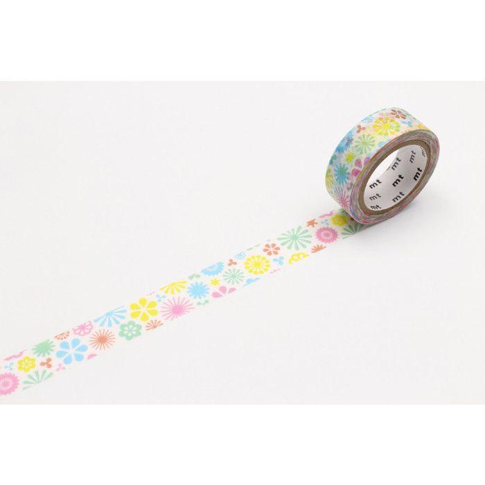 Masking Tape MT EX Pastel Flowers