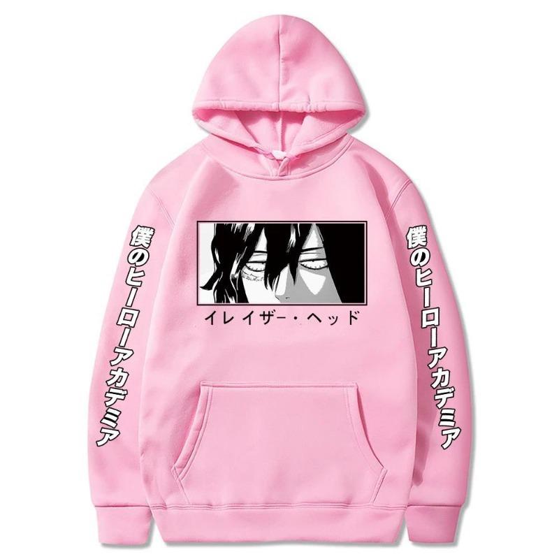 My Hero Academia Aizawa Shota Eyes Cute Anime Printed Hoodie New Men Long Sleeve Sweatshirts Women Streetwear Sudaderas