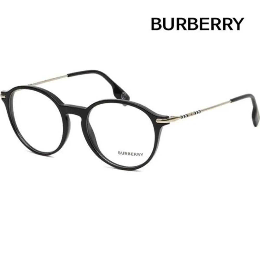 

[Burberry] Eyeglass Frames BE2365 3001 Lightweight Round Black Horn-rimmed Daily ELISSON