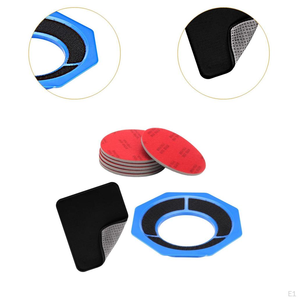 Sanding Pads Cup Set Maintenance Tool with Towel Holder Display Accessory Resurfacing Polishing