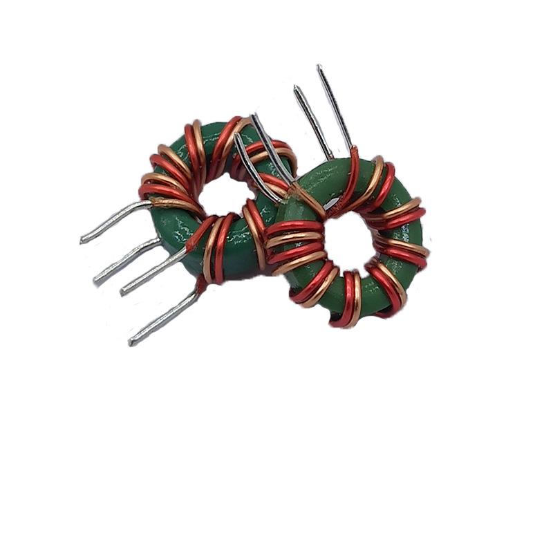 Magnetic Ring Coil T9*5*3, 0.5mm Wire, 3A Double Wire, 8 Turns, 200UH 300uH Common Mode Inductor