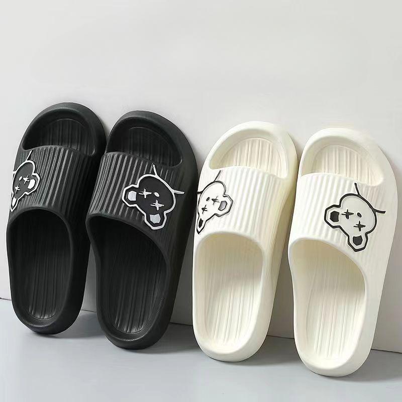 Hausschuhe Damen Sommer Paar Home Rutschfestes Badezimmer Dicke Unterseite Indoor Home Männliche Modelle Sandalen