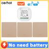 Battery-free, Waterproof, Self-powered Smart Switch; Wireless and Adhesive, Remote Control for Easy Household Use.