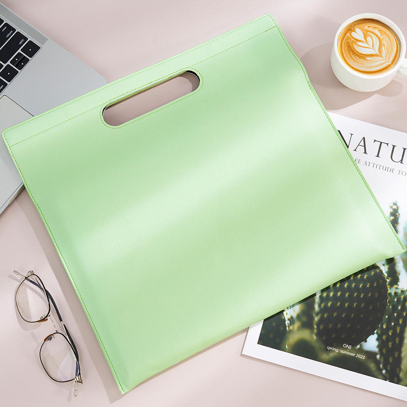 A4 Heavy PU Leather Document Bag, Office Organizer, Tablet Bag, Office Organizer, Folder Organizer With Magnetic Buckle