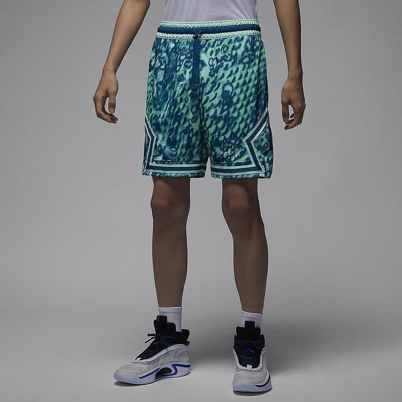 Jordan Logo All Over Print Loose Breathable Knit Sports Shorts Men shorts Foam-Mint-Green FN5863-353