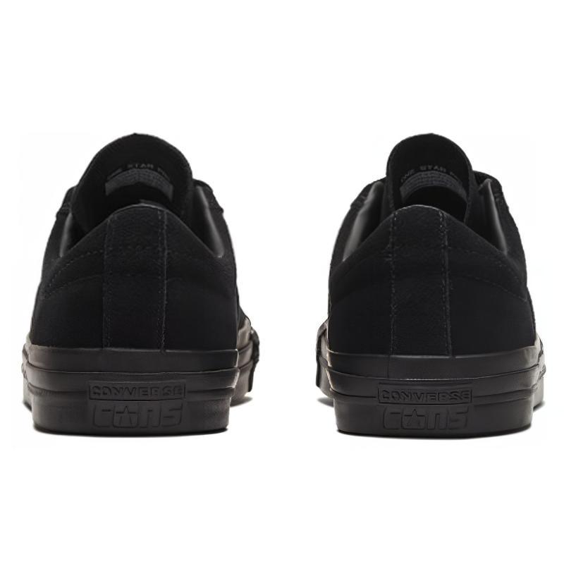 Converse One Star Pro As Retro Casual Anti-Slip Shock Absorption Abrasion Resistant Low-Top Board Shoes Unisex Same Black