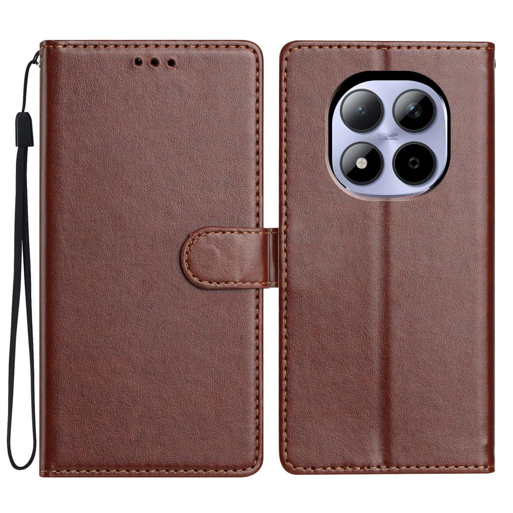 For Xiaomi Redmi Note 15 Pro 5G (Global) Leather Case Wallet Stand Phone Cover with Handy Strap