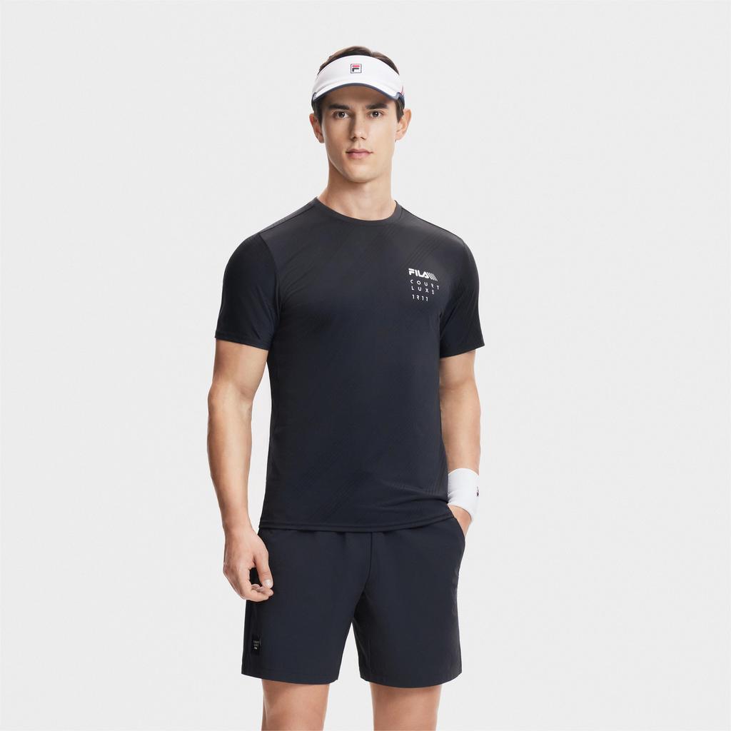 New FILA T Shirts Men's Black A11M423107FBK