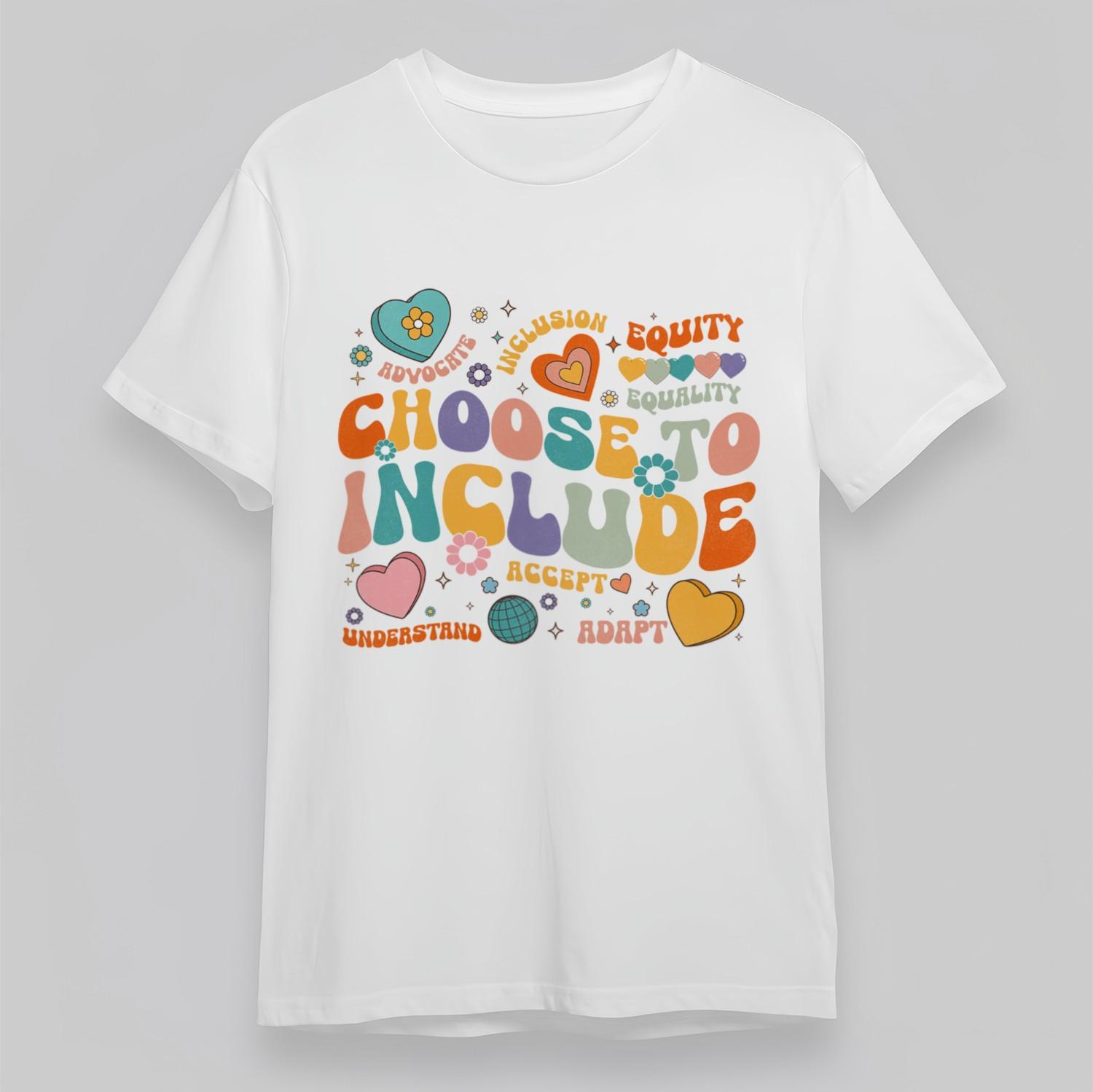 Women s Oversize T-Shirt Mens Womens Tees Top Equality Inclusion Advocate Inspiring Quote Print Tee XL