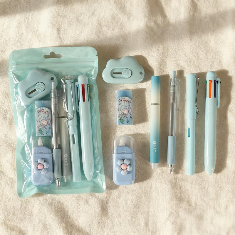 Creative Cute Stationery Set: 9-Piece Student Class Reward & Souvenir