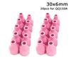 20pcs 4/5/6*30mm Protection Nozzle Tool Parts Ceramic Nozzle Argon Arc TIG Porcelain Mouth QQ150A