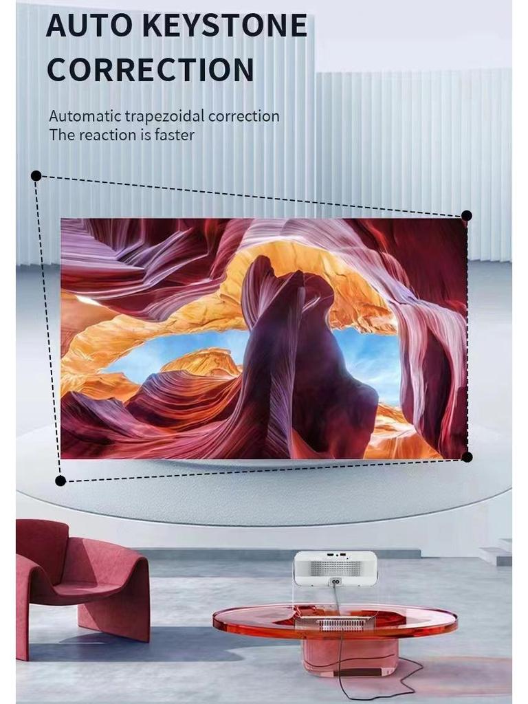 2025 Portable High-Definition Android Projector for Home and Office