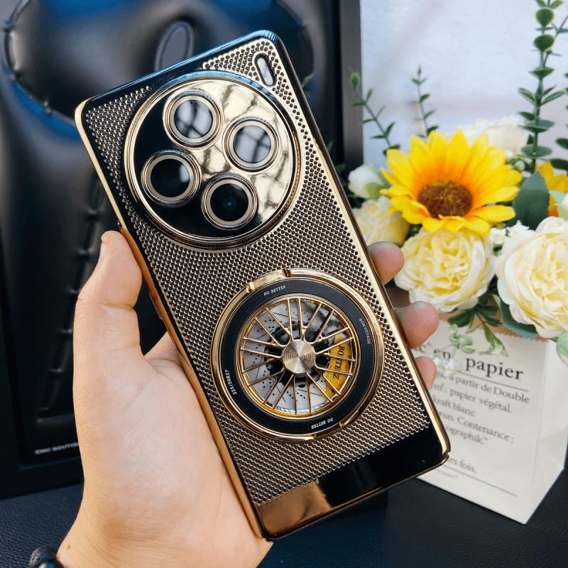 For VIVO X200 Pro Case Hard PC With Ring Stand Heat dissipation Protective Back Cover Case For VIVO X200 X100S Pro Phone Shell