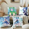 Touhou Project Cirno Cute Girl Pillow Case Square Pillow Bedroom Sofa Leisure Comfort Cushion Car Home Decoration