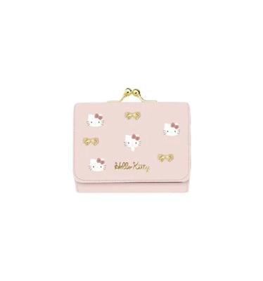 Kompakte Geldbörse mit Hello Kitty-Motiv