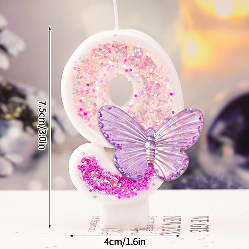 3D Number Cake Decorating Candle Birthday Candles Multicolor Cake Topper Baby Shower Party 1st Dessert Decor for Any Celebration