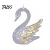 Reusable Party Hanging Ornaments Faux Crystal Christmas for Tree, Clear Snowflake/Starfish/Heart/Bird/Horse Decoration Shatterproof Seasonal