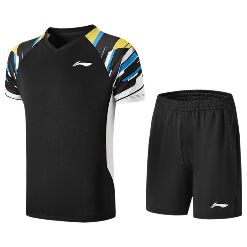 

Li-Ning Unisex Badminton T-Shirt & Shorts Set L