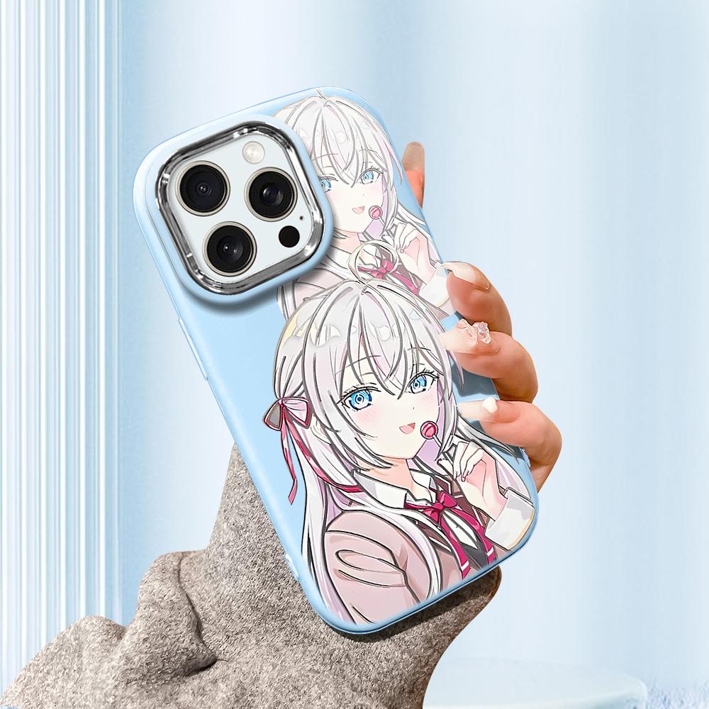 Solid Color Silver Edge Lens Fatty Casing Soft TPU Liquid Silicone Cover Shockproof Phone Case for Huawei Honor iPhone Infinix Tecno Vivo