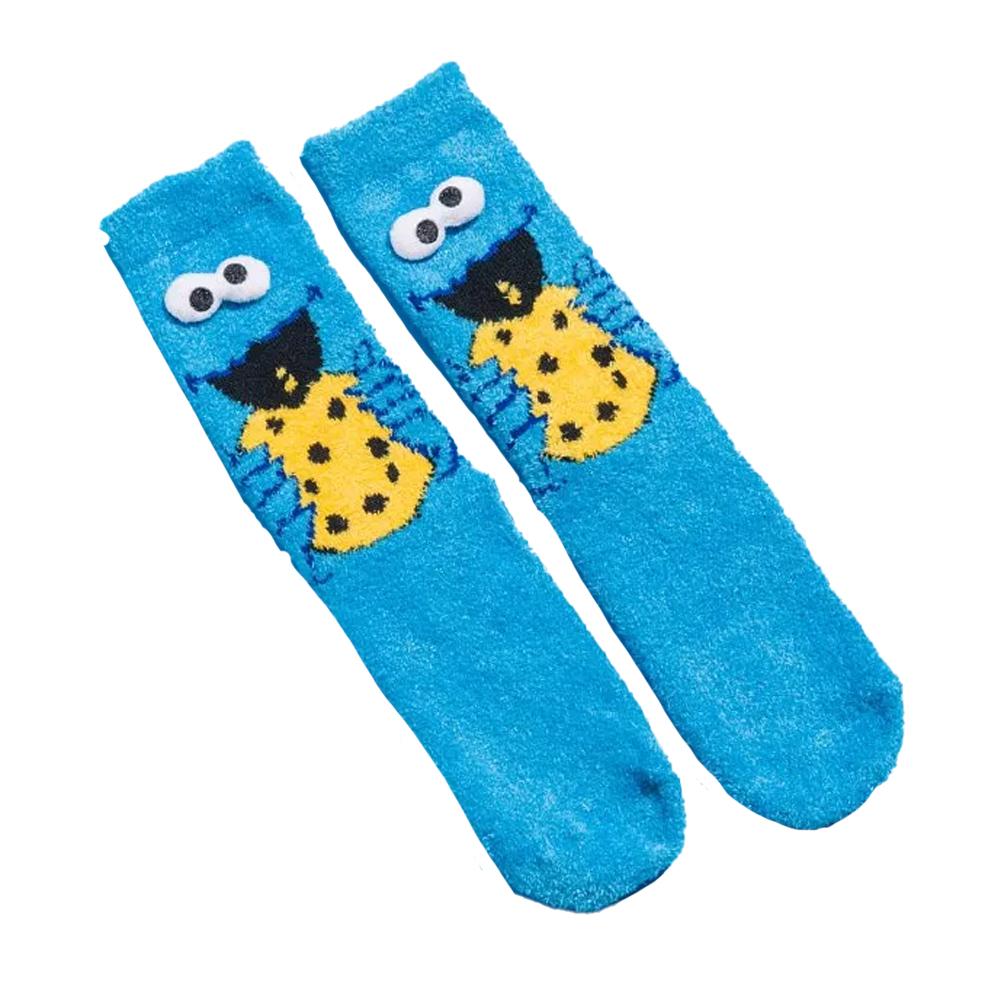 Sesame Street Unisex Adult Me Love Cookies! Cookie Monster Crew Socks